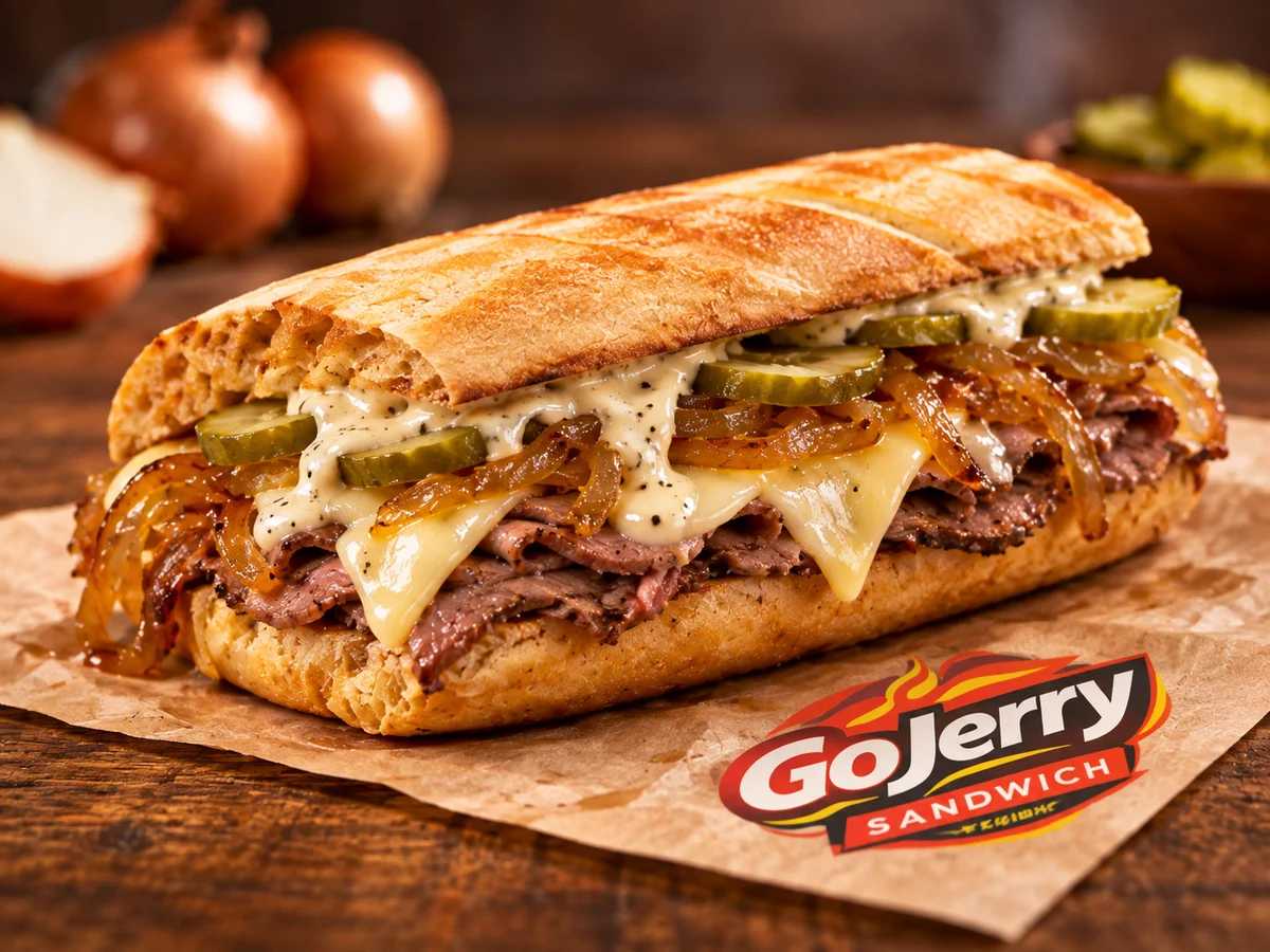 GoJerry beef sandwich