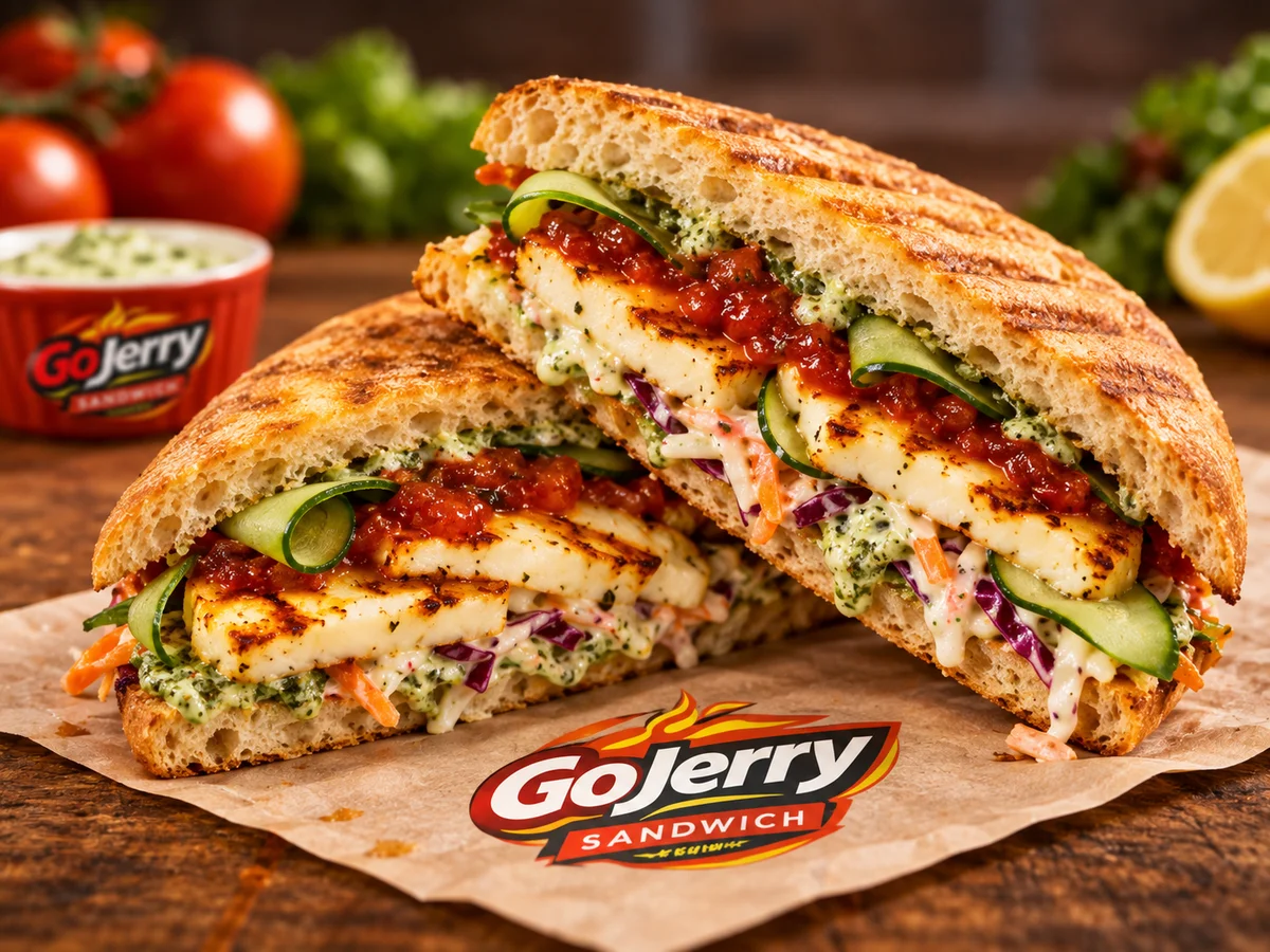 GoJerry halloumi sandwich
